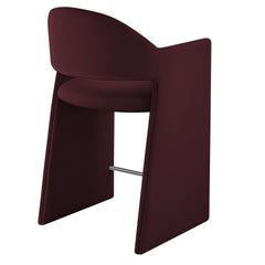 Talia Mulberry 37 Inch Performance Velvet Counter Stool - Ornate Home