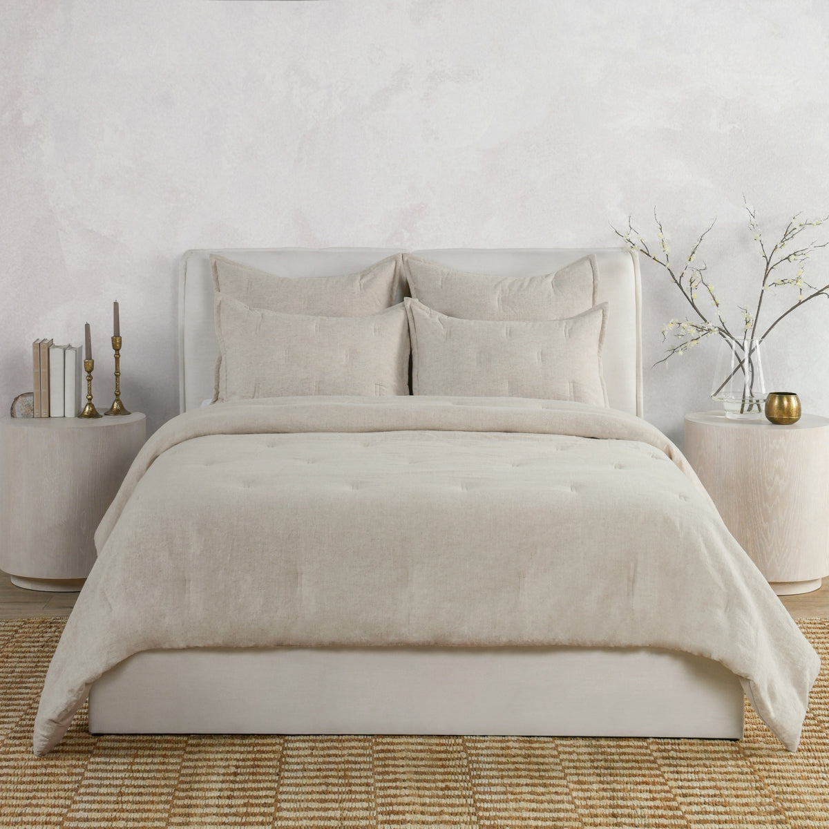 Talia Natural Comforter Collection - Ornate Home