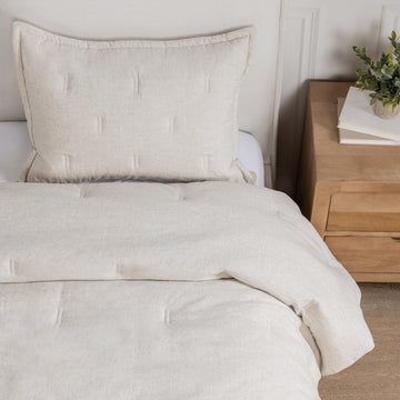 Talia Natural Comforter Collection - Ornate Home