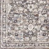 Talihina Brown Luxe Damask Rug - Ornate Home