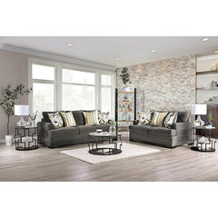 Taliyah Gray/Yellow Sofa - Ornate Home