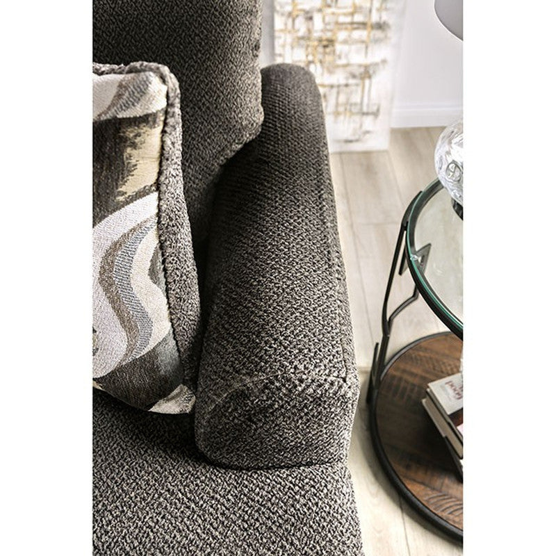 Taliyah Gray/Yellow Sofa - Ornate Home