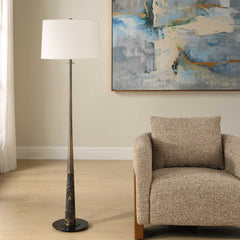 Tallarico Brass & Marble Floor Lamp - Ornate Home