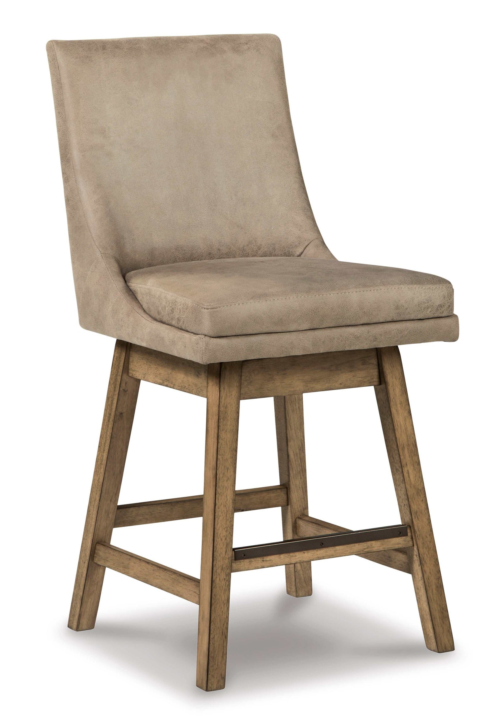 Tallenger Beige Counter Height Chair (Set of 2) - Ornate Home