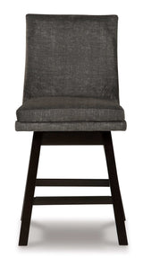 Tallenger Dark Gray Counter Height Chair (Set of 2) - Ornate Home