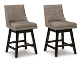 Tallenger Light Gray Counter Height Chair (Set of 2) (Online Special Price) - Ornate Home