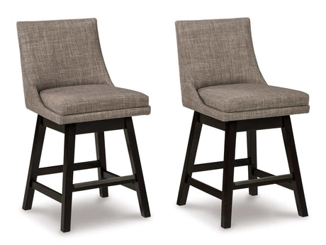 Tallenger Light Gray Counter Height Chair (Set of 2) - Ornate Home