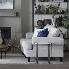 Talley Black/White Accent Table - Ornate Home
