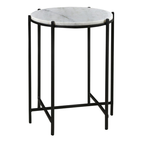 Talley Black/White Accent Table - Ornate Home