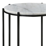 Talley Black/White Accent Table - Ornate Home