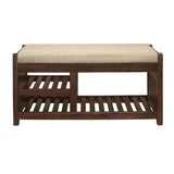 Talmadge Brown Bench - Ornate Home