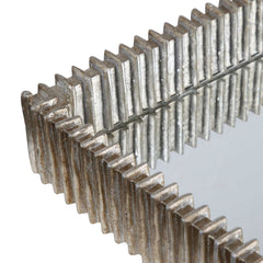 Talmage Silver Mirrored Tray - Ornate Home