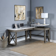 Talmar Gray Writing Desk - Ornate Home