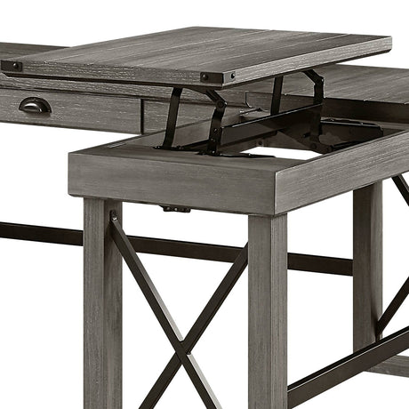 Talmar Gray Writing Desk - Ornate Home