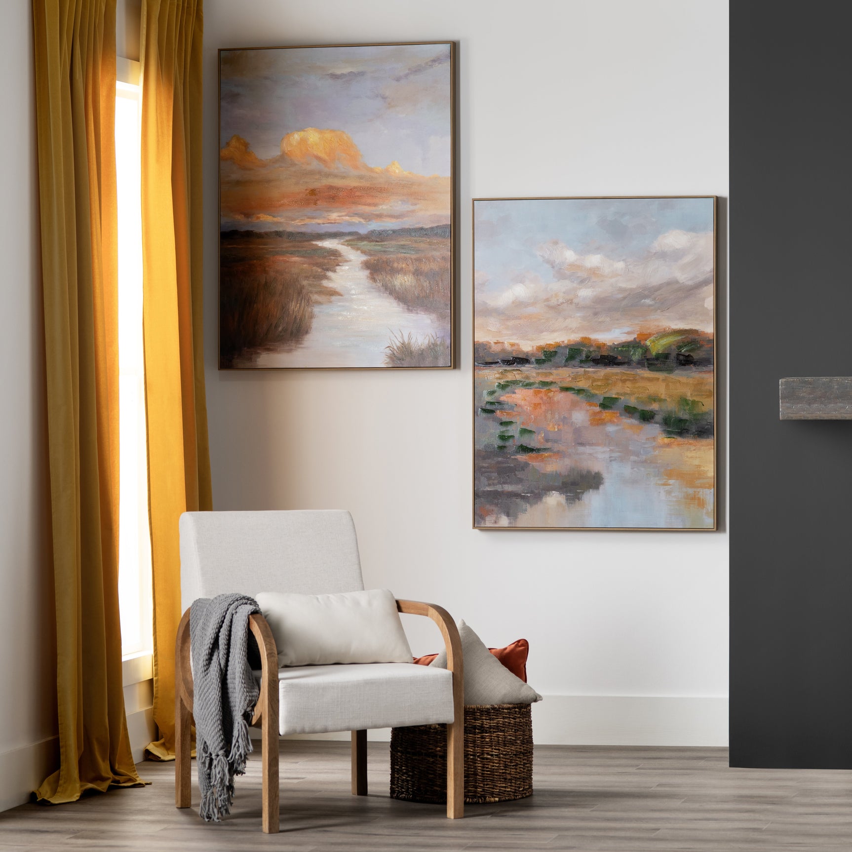 Talmo Yellow/Green Canvas