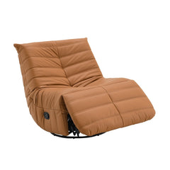 Talmon Orange Recliner W/Swivel - Ornate Home