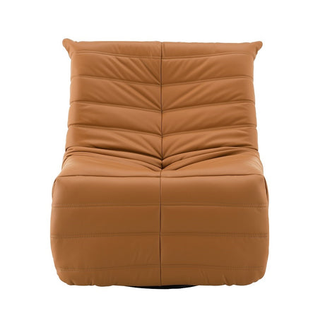 Talmon Orange Recliner W/Swivel - Ornate Home