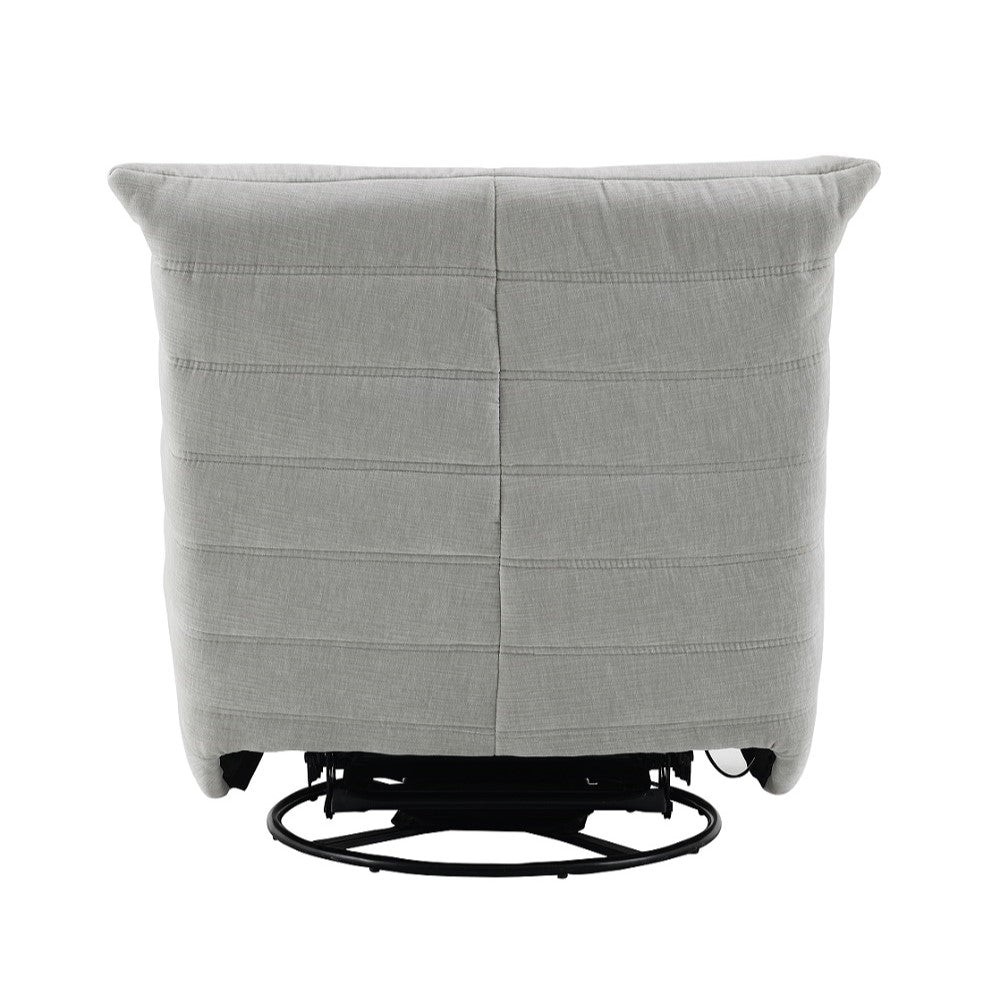 Talmon Oyster Recliner W/Swivel - Ornate Home