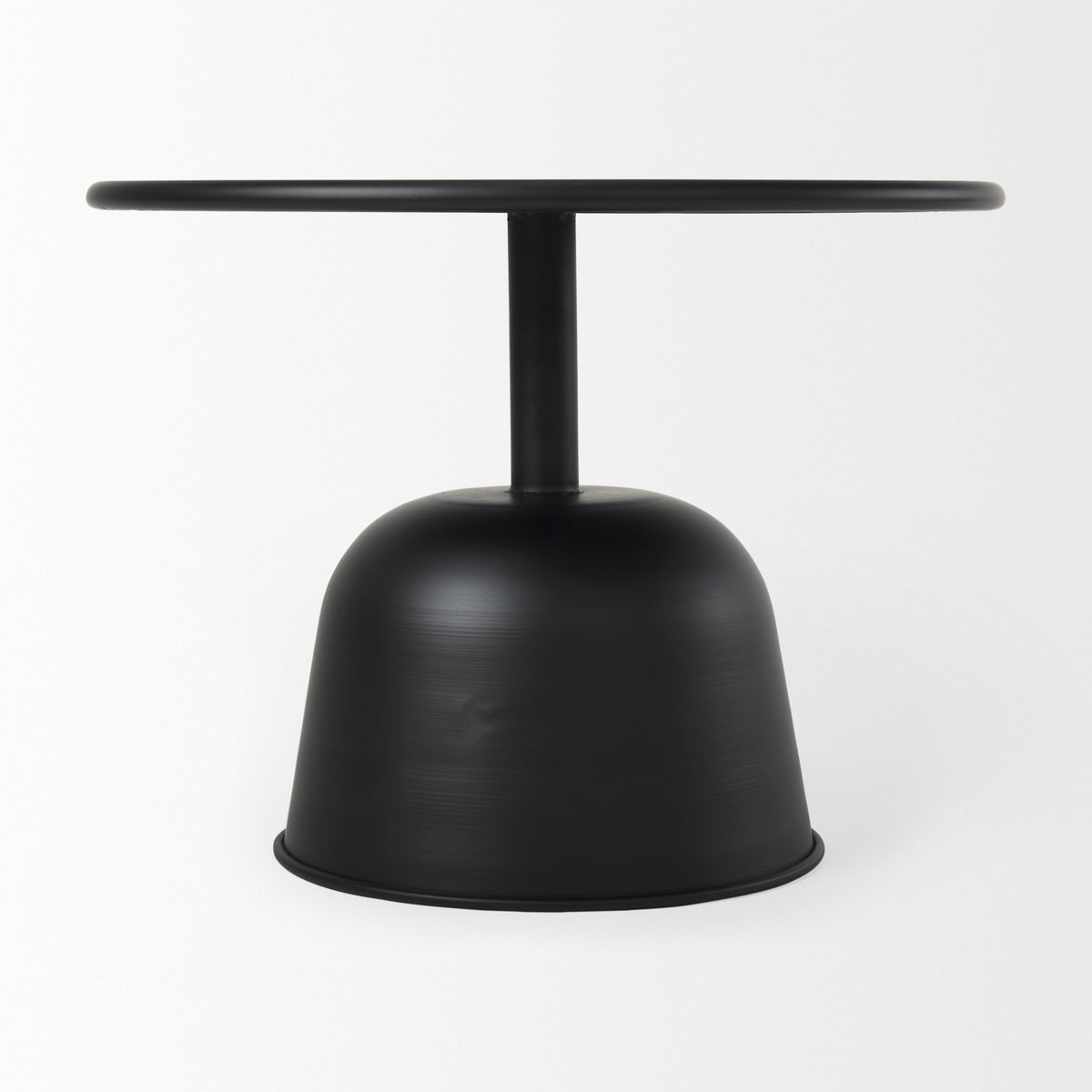 Talulla Matte Black 19.7"W Metal Accent Table - Ornate Home