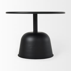 Talulla Matte Black 19.7"W Metal Accent Table - Ornate Home