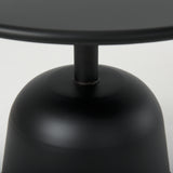 Talulla Matte Black 19.7"W Metal Accent Table - Ornate Home