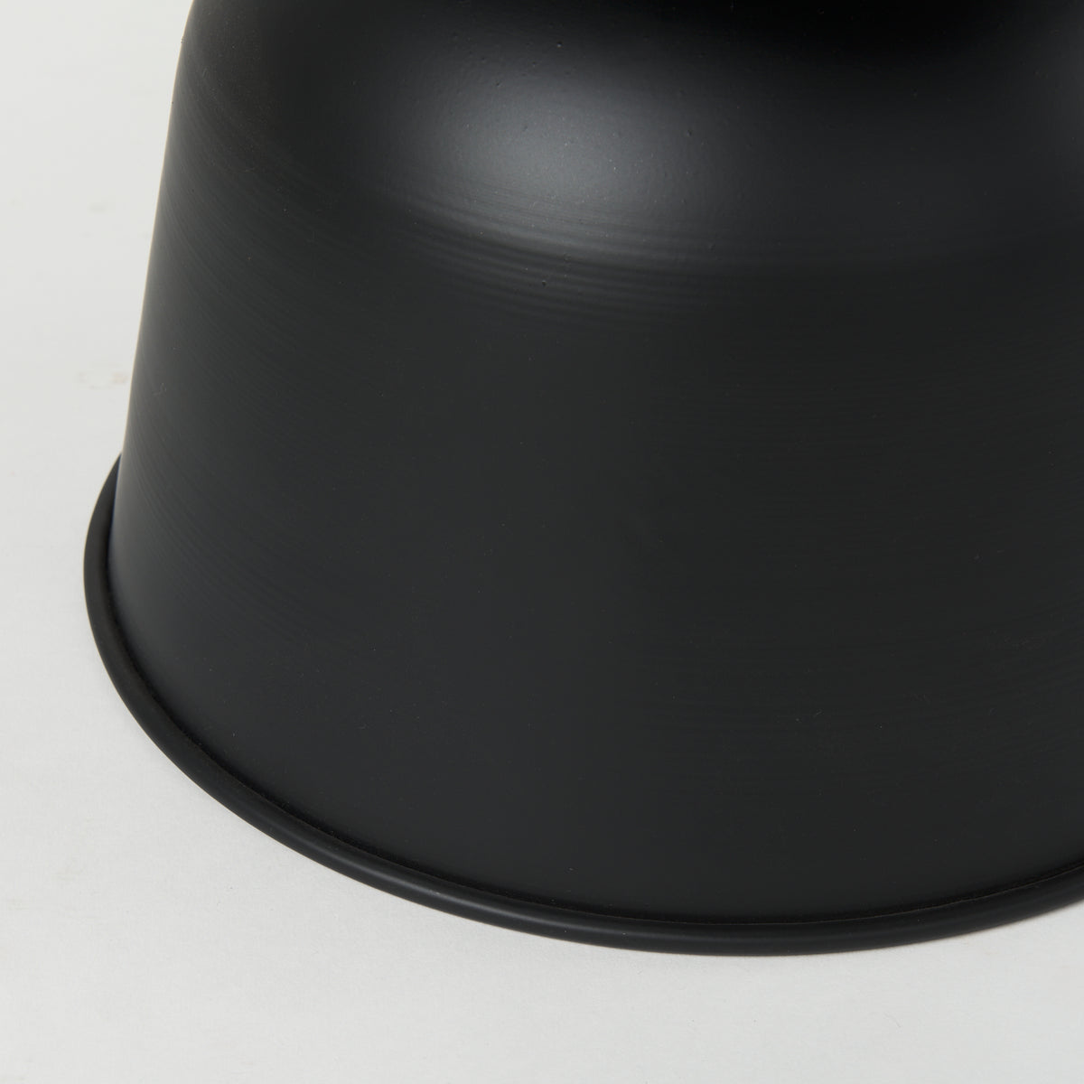 Talulla Matte Black 19.7"W Metal Accent Table - Ornate Home