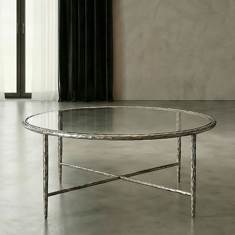 Talva Gunmetal Coffee Table - Ornate Home