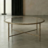 Talva Matte Gold Coffee Table - Ornate Home