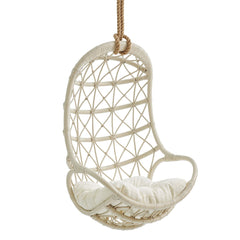 Tamarind Light Tan Natural Rattan Hanging Chair - Ornate Home