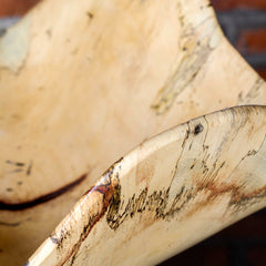 Tamarine Brown/White/Woodtone Wood Bowl - Ornate Home