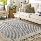 Tamayong Tasseled Jute&Wool Rug - Clearance - Ornate Home