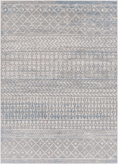 Tambac Blue & Gray Washable Area Rug - Clearance - Ornate Home