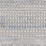 Tambac Blue & Gray Washable Area Rug - Clearance - Ornate Home