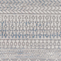 Tambac Blue & Gray Washable Area Rug - Clearance - Ornate Home