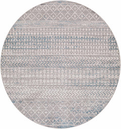 Tambac Blue & Gray Washable Area Rug - Clearance - Ornate Home