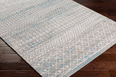 Tambac Blue & Gray Washable Area Rug - Clearance - Ornate Home