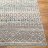 Tambac Blue & Gray Washable Area Rug - Clearance - Ornate Home