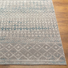 Tambac Blue & Gray Washable Area Rug - Clearance - Ornate Home