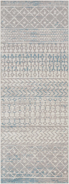 Tambac Blue & Gray Washable Area Rug - Clearance - Ornate Home
