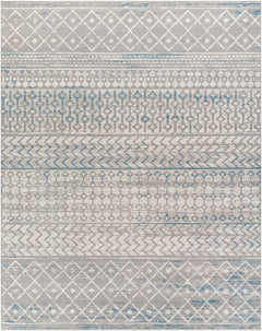 Tambac Blue & Gray Washable Area Rug - Clearance - Ornate Home