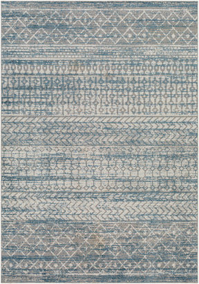 Tambac Blue Washable Area Rug - Clearance - Ornate Home