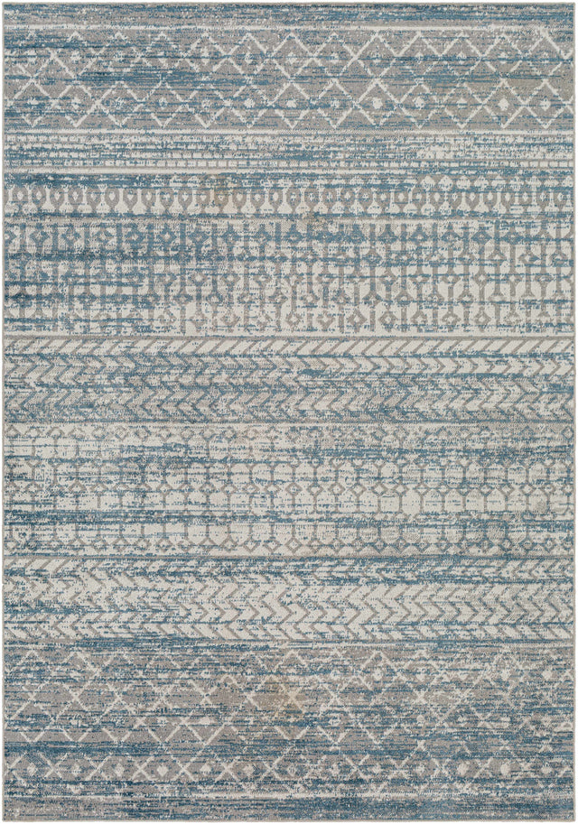 Tambac Blue Washable Area Rug - Clearance - Ornate Home