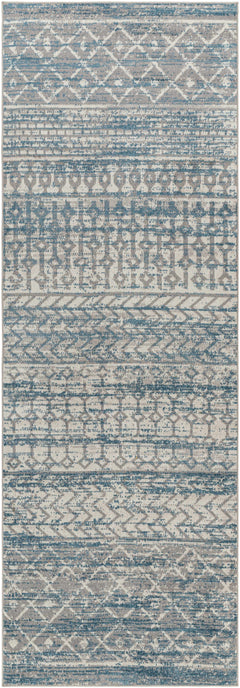 Tambac Blue Washable Area Rug - Clearance - Ornate Home