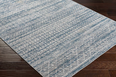 Tambac Blue Washable Area Rug - Clearance - Ornate Home