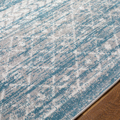 Tambac Blue Washable Area Rug - Clearance - Ornate Home