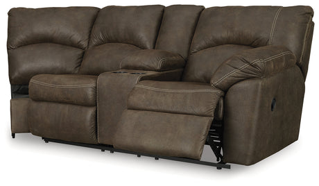 Tambo Canyon 2-Piece Reclining Sectional and 2 Recliners - Ornate Home
