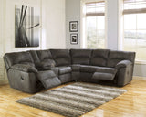 Tambo Faux Leather 2pc Manual Reclining Sectional (Online Special Price) - Ornate Home