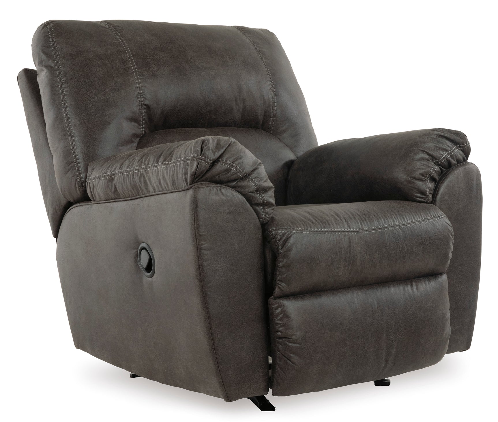 Tambo Faux Leather Manual Recliner - Ornate Home