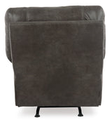 Tambo Faux Leather Manual Recliner - Ornate Home