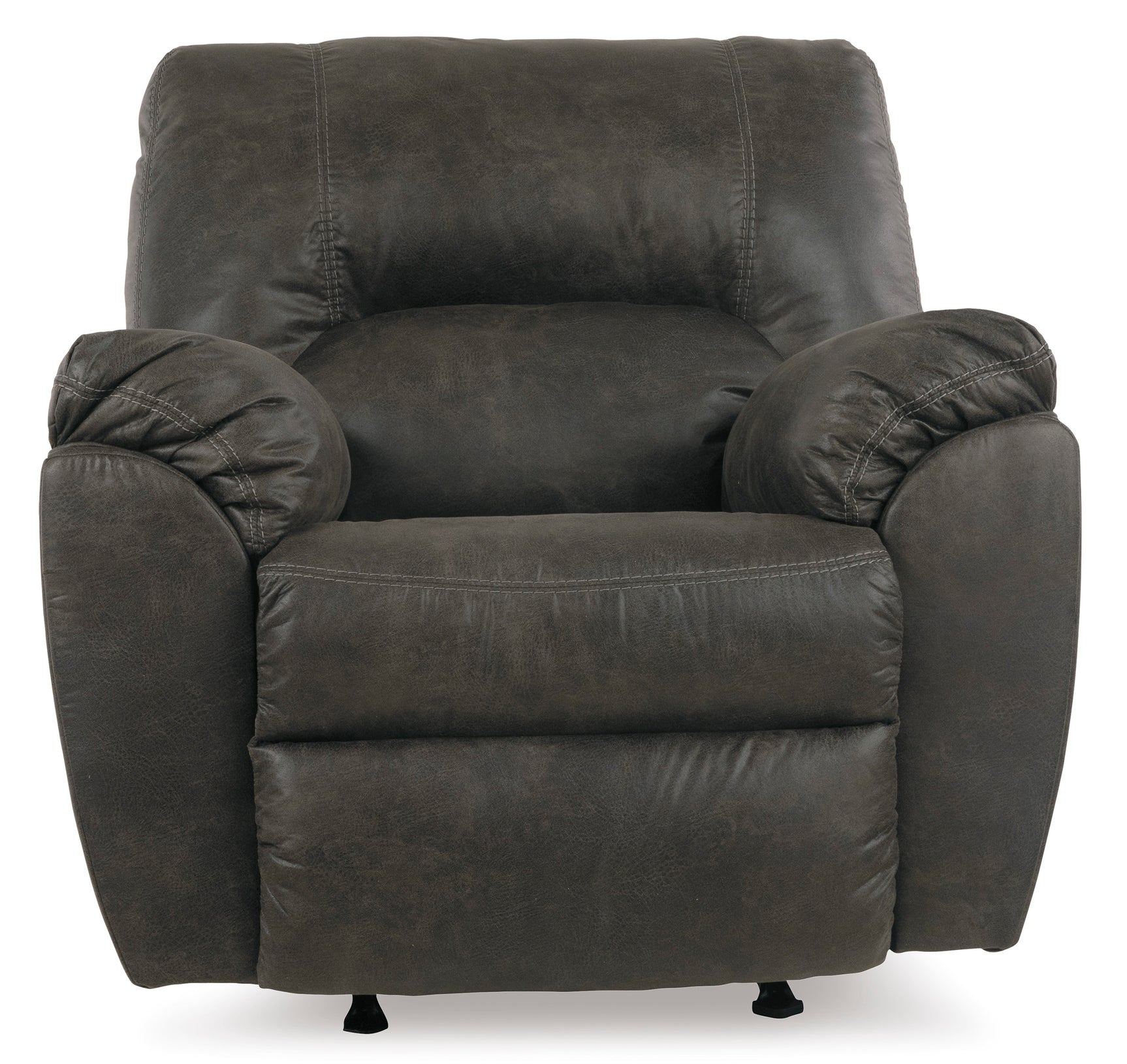 Tambo Faux Leather Manual Recliner - Ornate Home